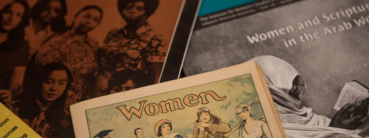 Collage of assorted archival images for the Archives Concentration Banner