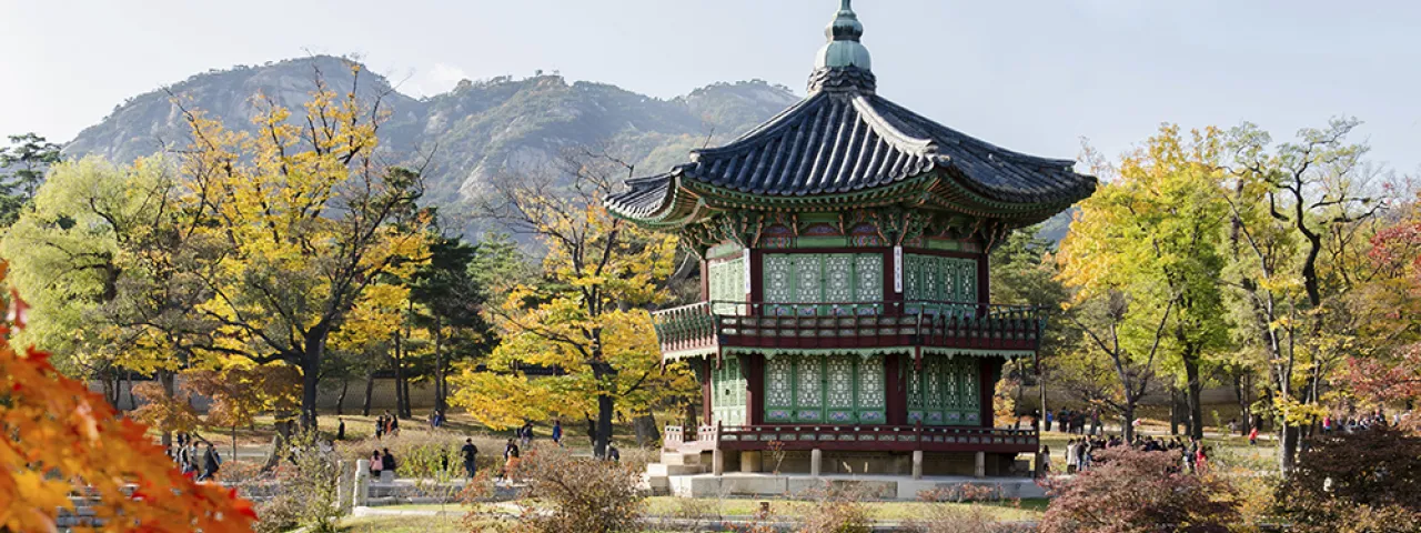 Buddhist temple in Seoul, Korea