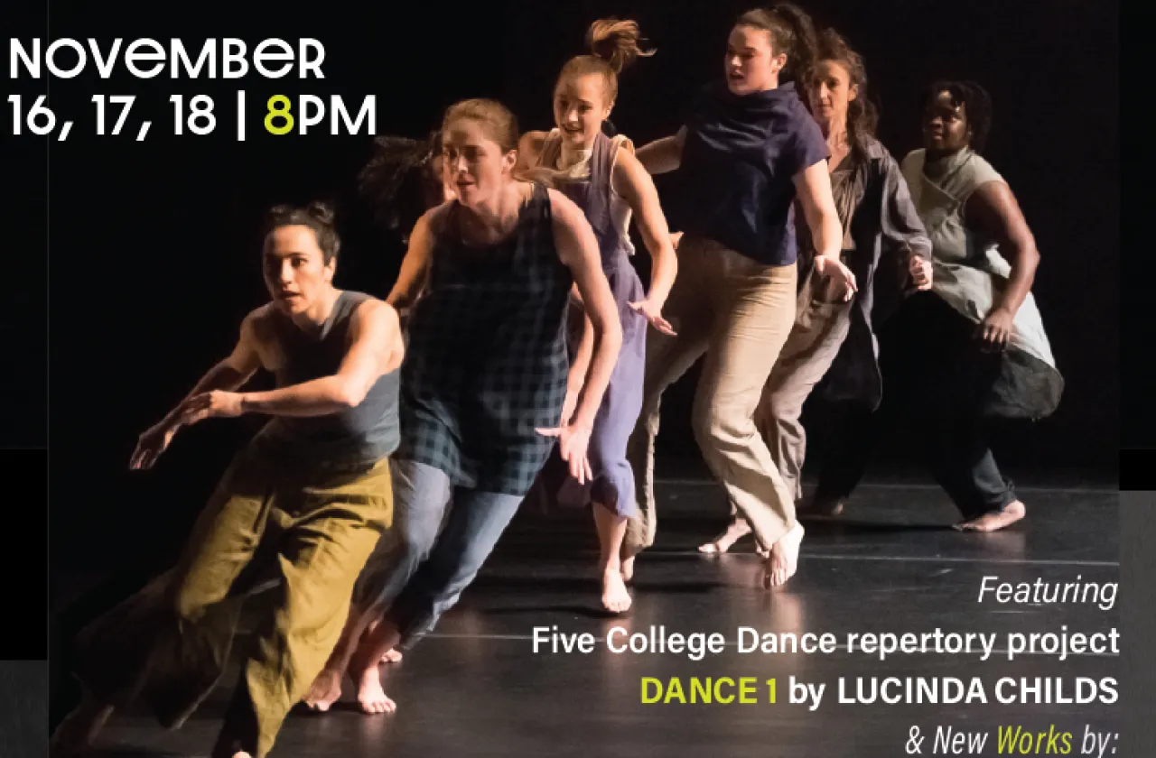 Poster for the Fall 2023 Faculty Dance Concert.