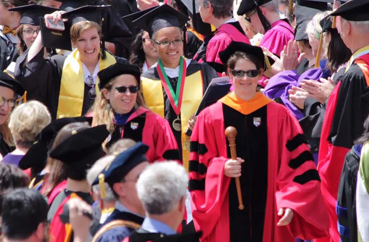 Commencement procession 2015