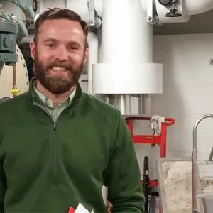 Matthew Pfannenstiel, Smith’s new campus energy manager