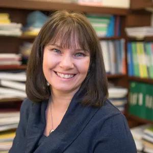 Roisin O'Sullivan in her office