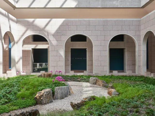 Interior courtyard of the National Gallery of Canada