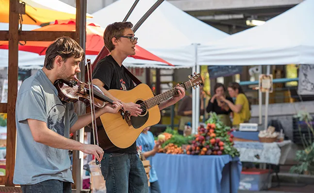 Famers Market in Downtown Northampton