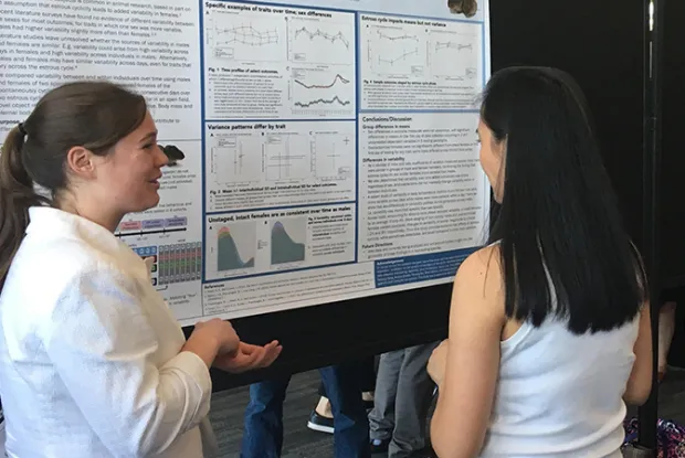 Neuroscience students at a conference in Long Beach, CA