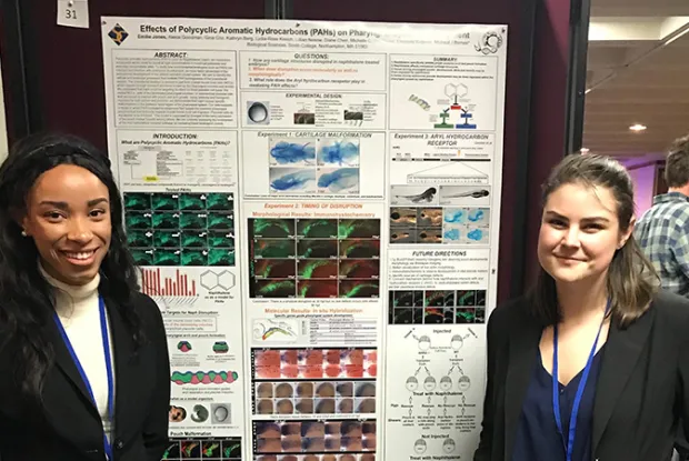 Students at the Northeast Society for Developmental Biology in Woods Hole, Massachusetts